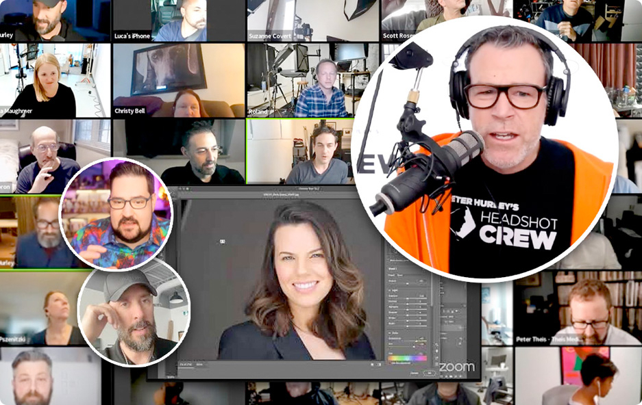 Zoom Crew Casts on Headshot Crew