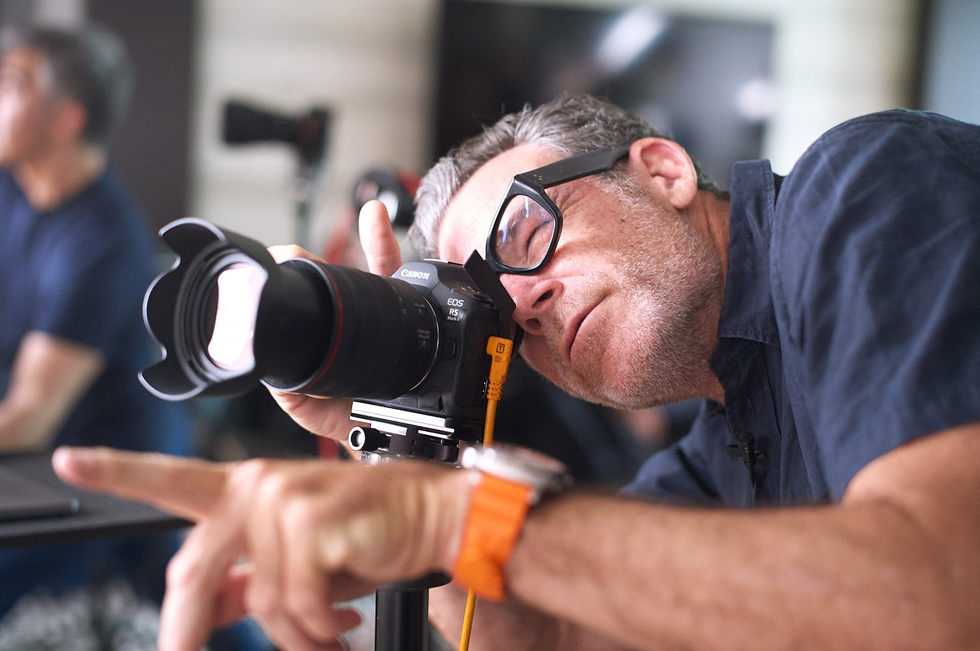 Peter directing during a workshop